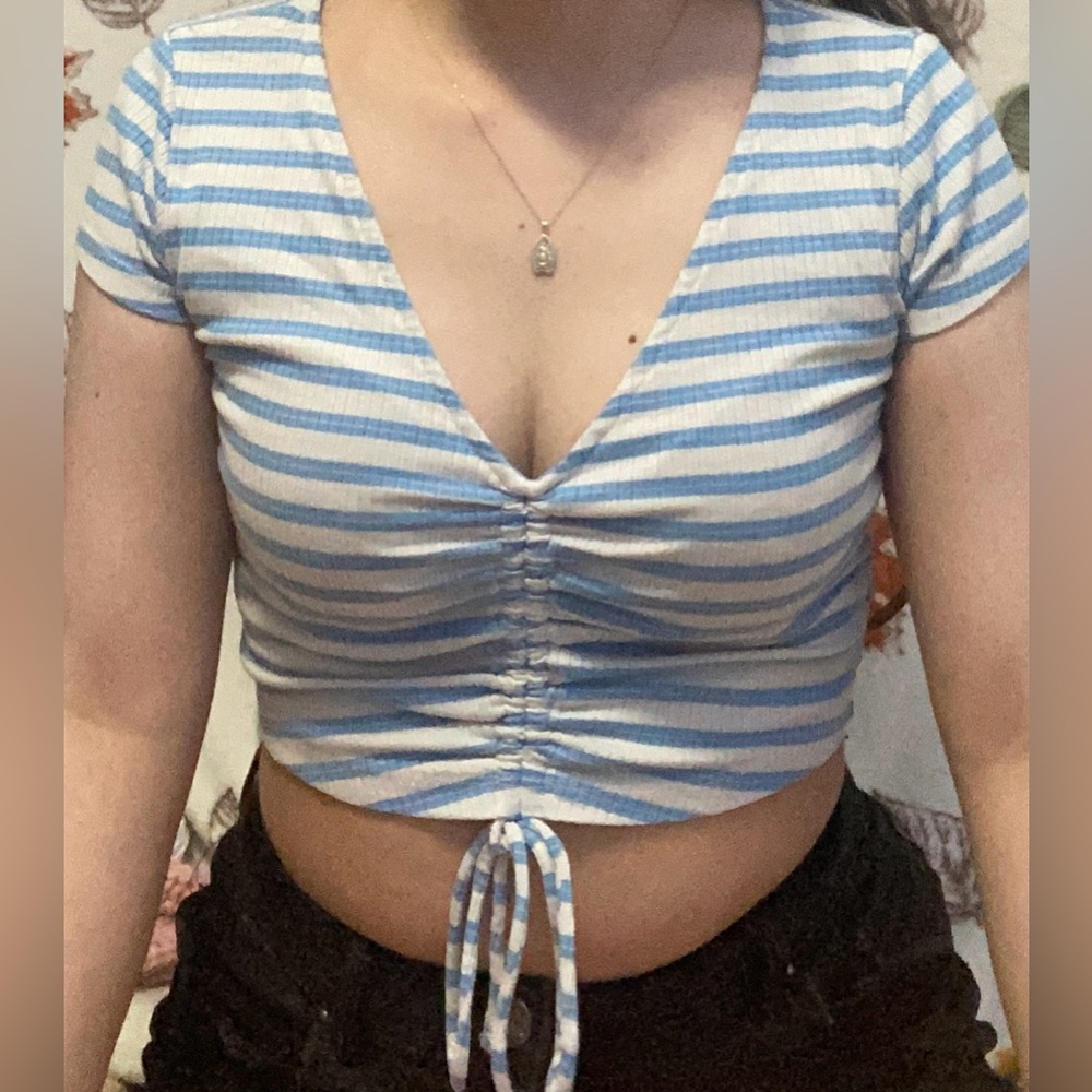 Stripe Crop Top